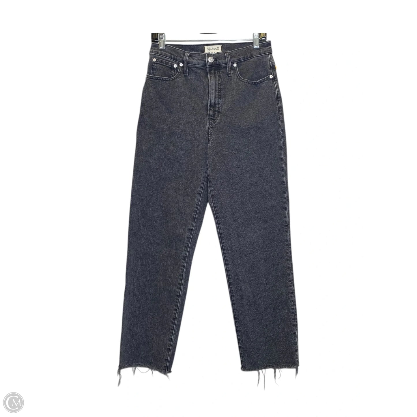 Jeans Straight By Madewell In Grey, Size: 8
