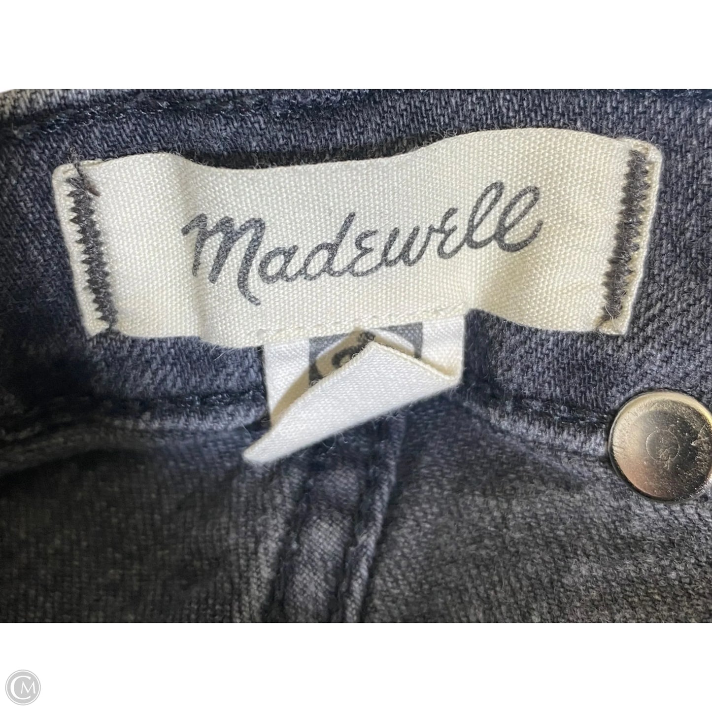 Jeans Straight By Madewell In Grey, Size: 8