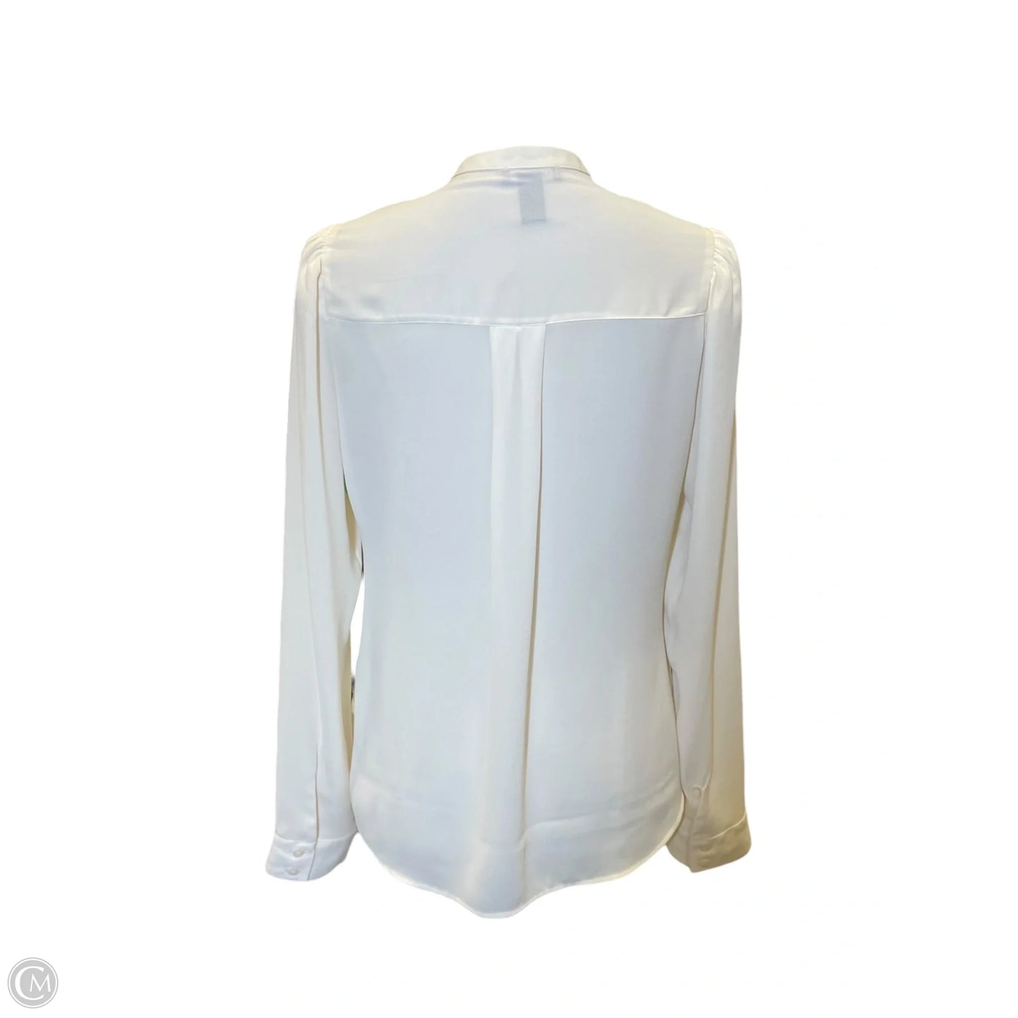 Top Long Sleeve By Express In Cream, Size: S