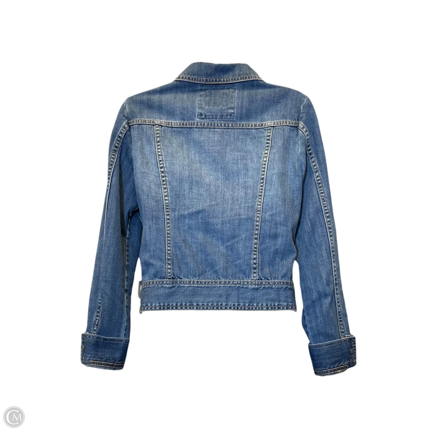 Jacket Denim By Clothes Mentor In Blue, Size: S