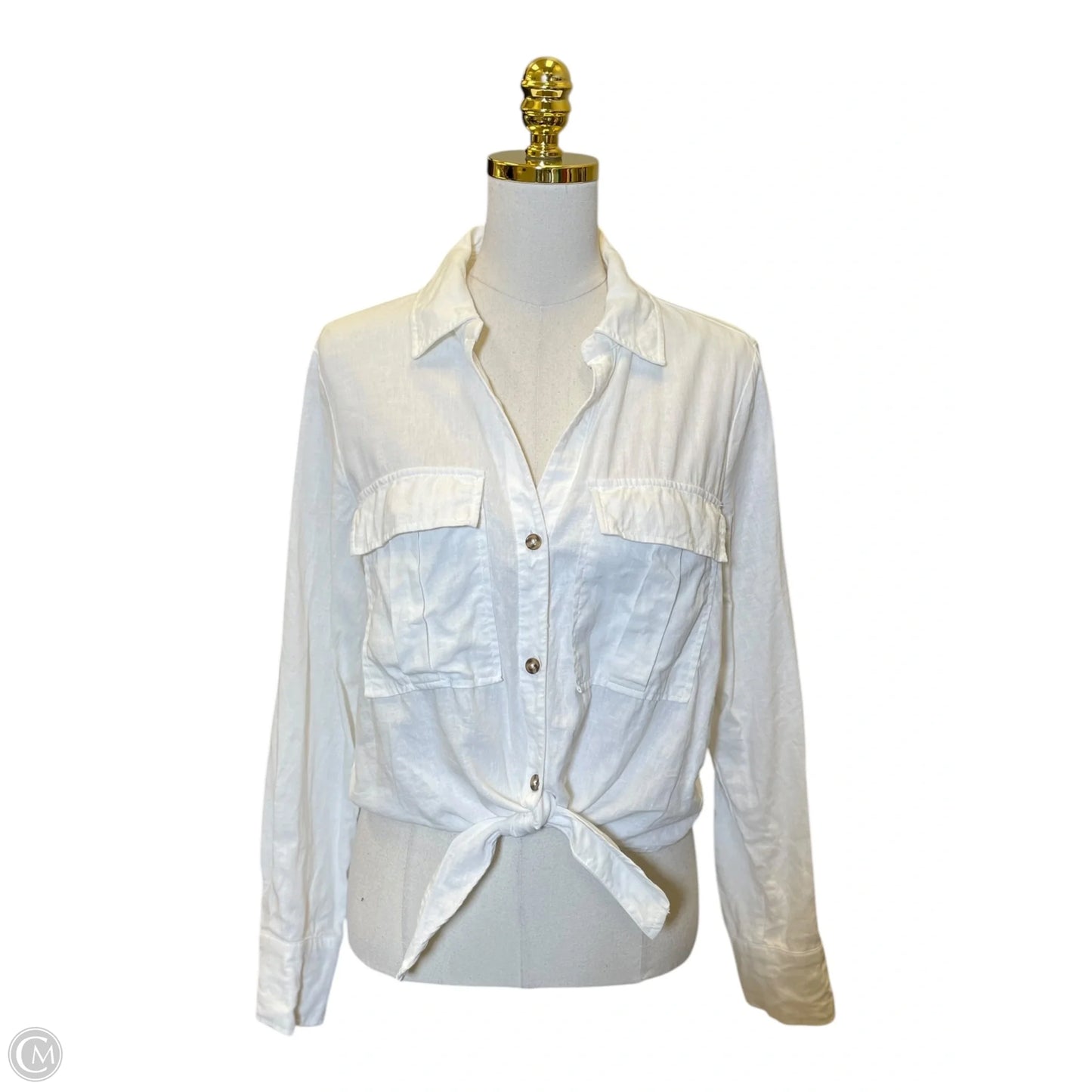 Top Long Sleeve By Sanctuary In White, Size: M