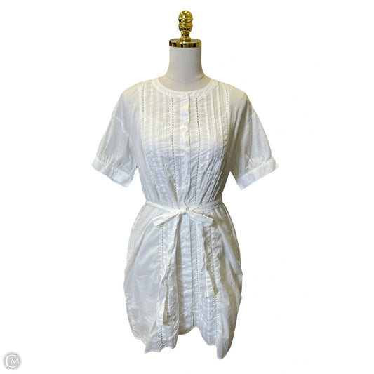 Dress Casual Midi By Banana Republic In White, Size: S