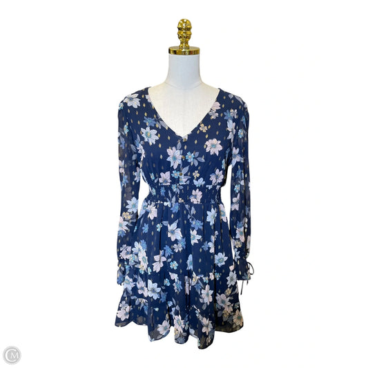 Dress Casual Midi By Clothes Mentor In Floral Print, Size: M