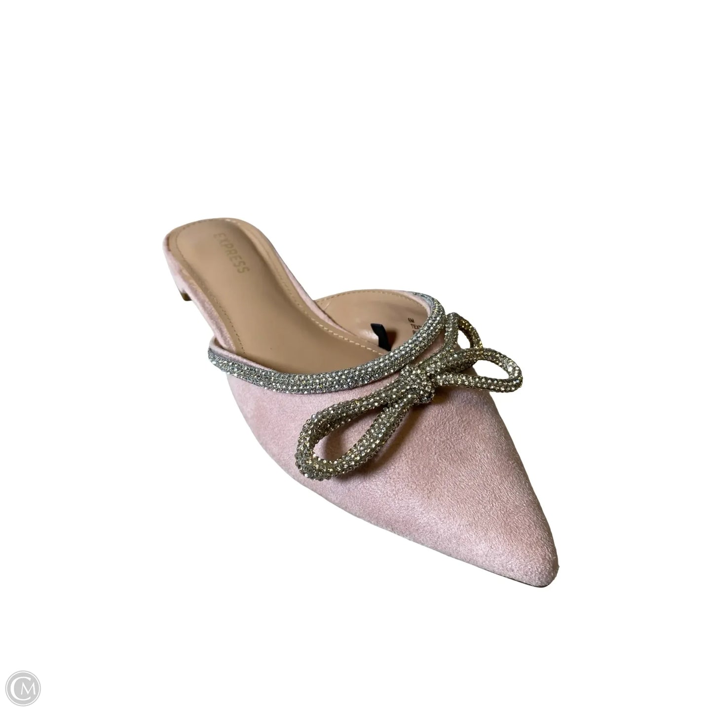 Shoes Flats By Express In Pink & Silver, Size: 6