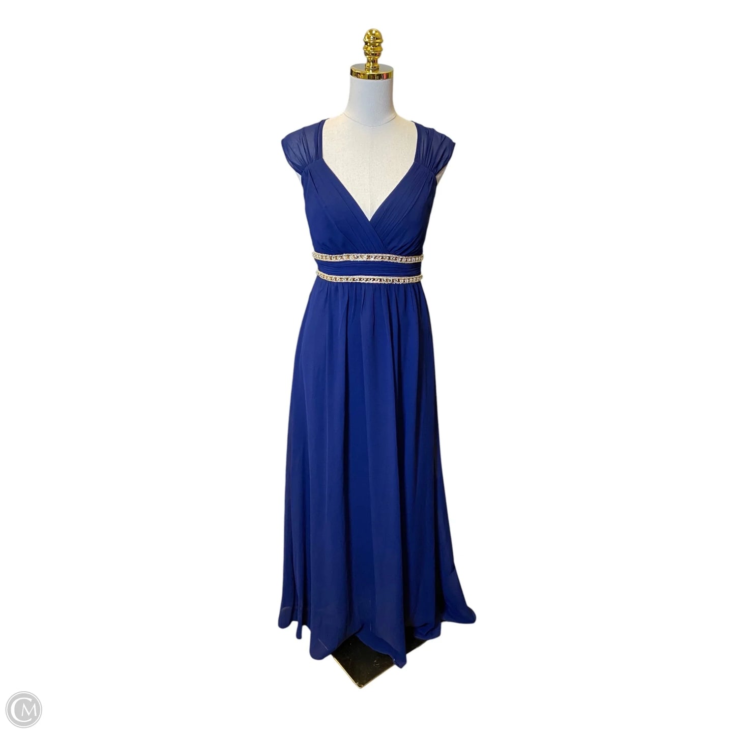Dress Casual Maxi By Clothes Mentor In Navy, Size: 6