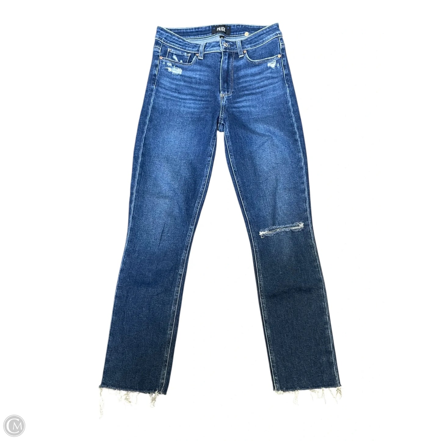 Jeans Skinny By Paige In Blue, Size: 4