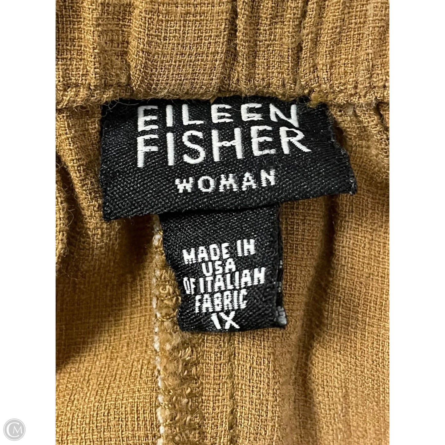 Top 2pc Sleeveless By Eileen Fisher In Brown, Size: 1x