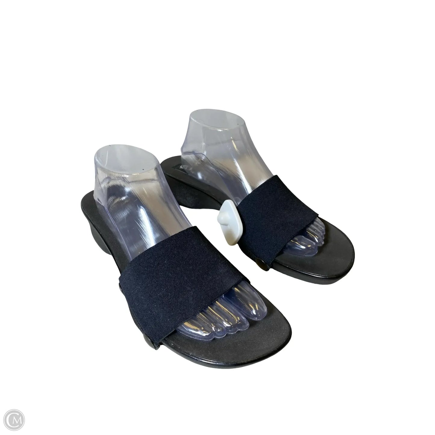 Sandals Heels Platform By Clothes Mentor In Black, Size: 12
