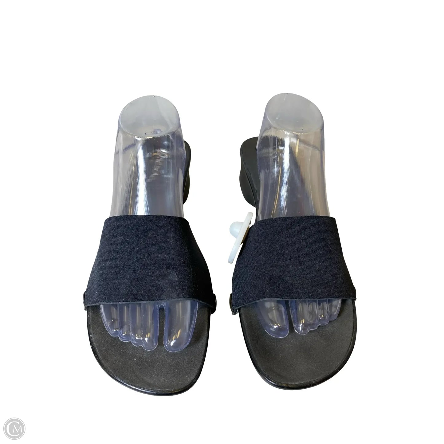 Sandals Heels Platform By Clothes Mentor In Black, Size: 12