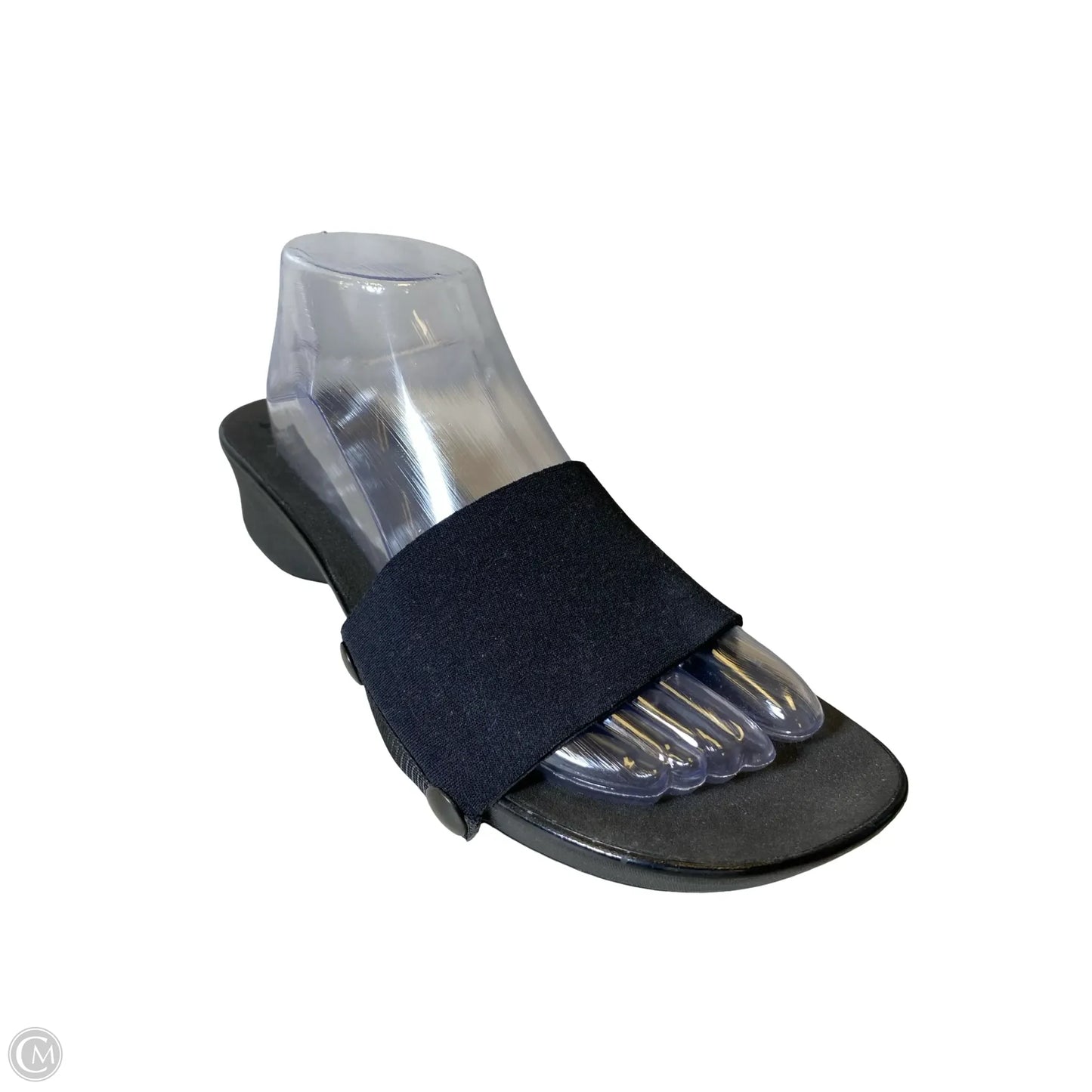 Sandals Heels Platform By Clothes Mentor In Black, Size: 12