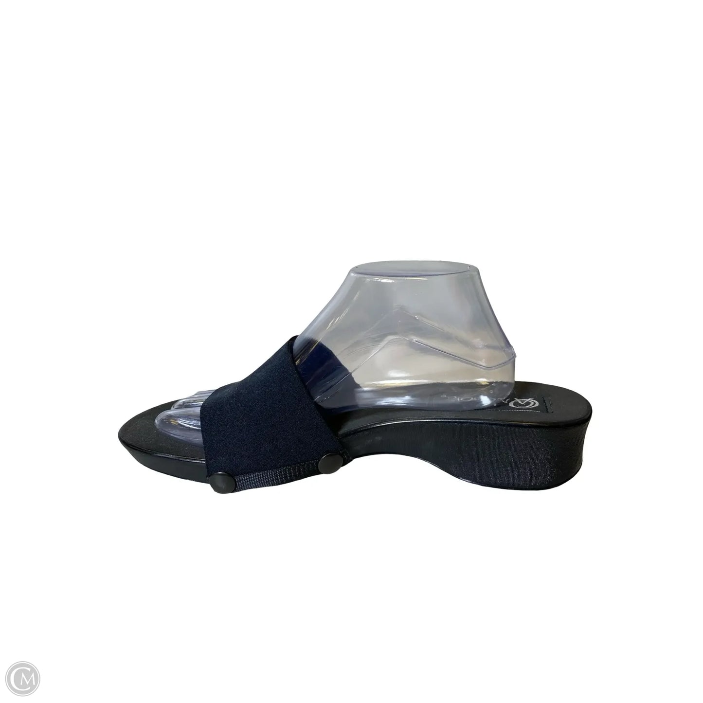 Sandals Heels Platform By Clothes Mentor In Black, Size: 12