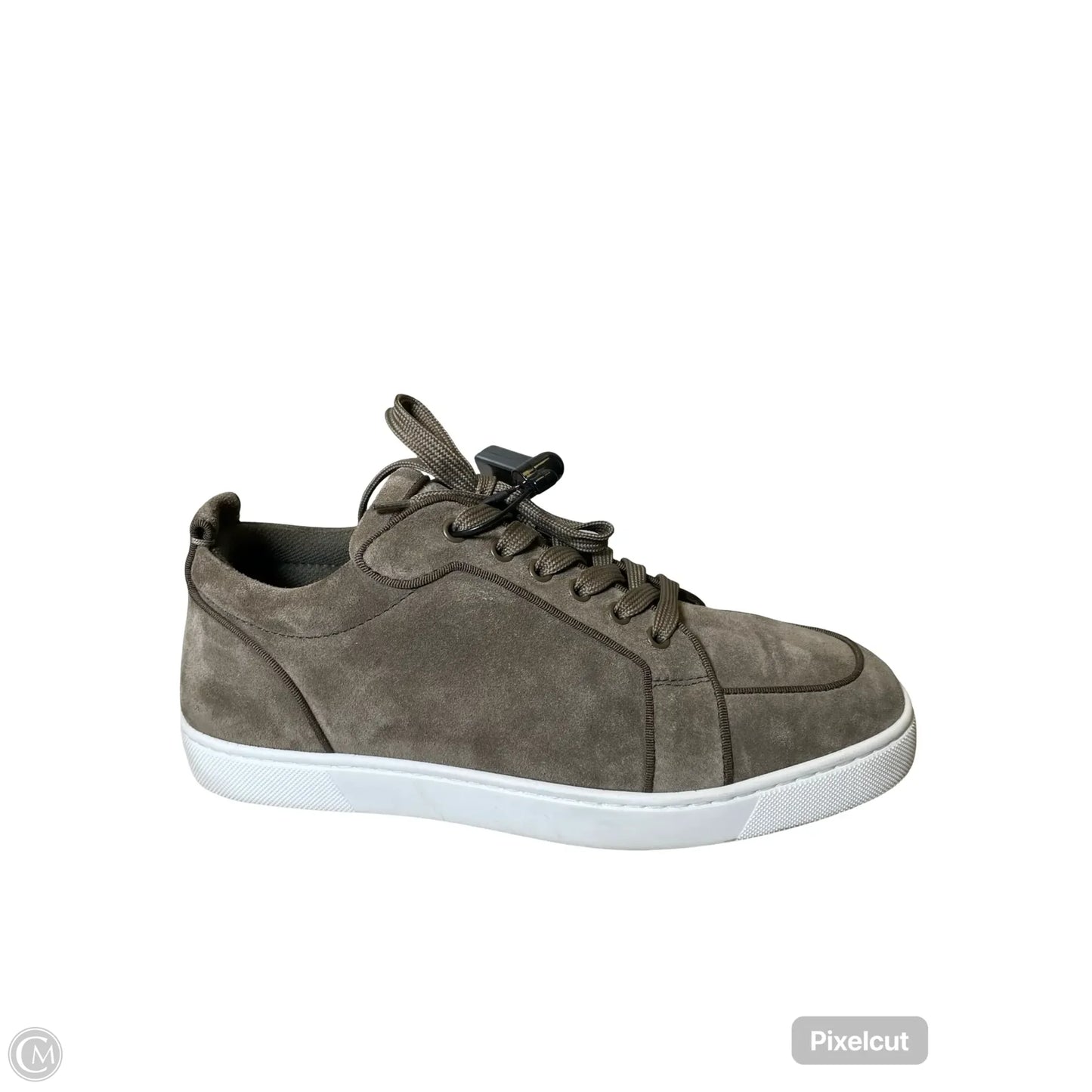 Shoes Luxury Designer By Christian Louboutin In Brown, Size: 43