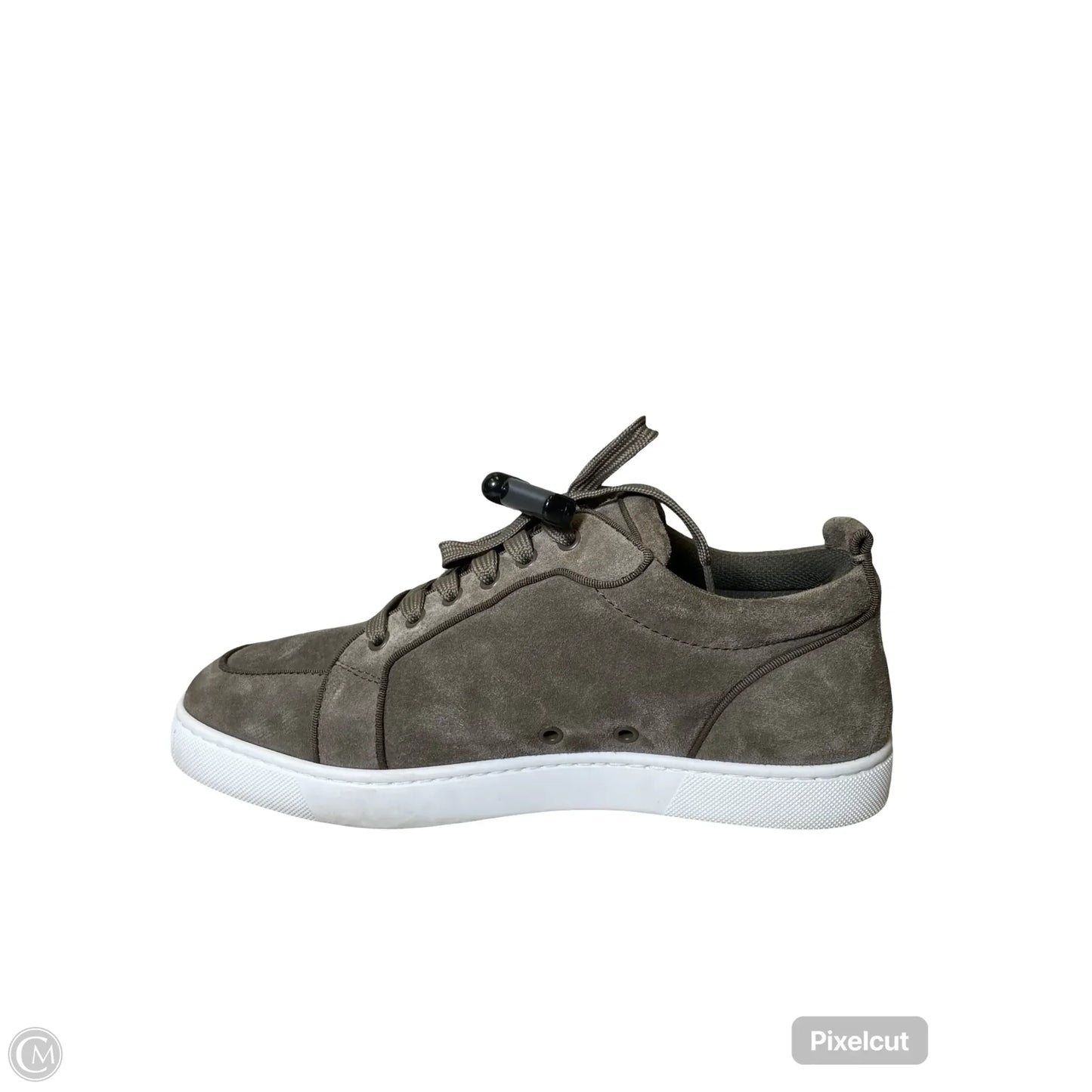 Shoes Luxury Designer By Christian Louboutin In Brown, Size: 43