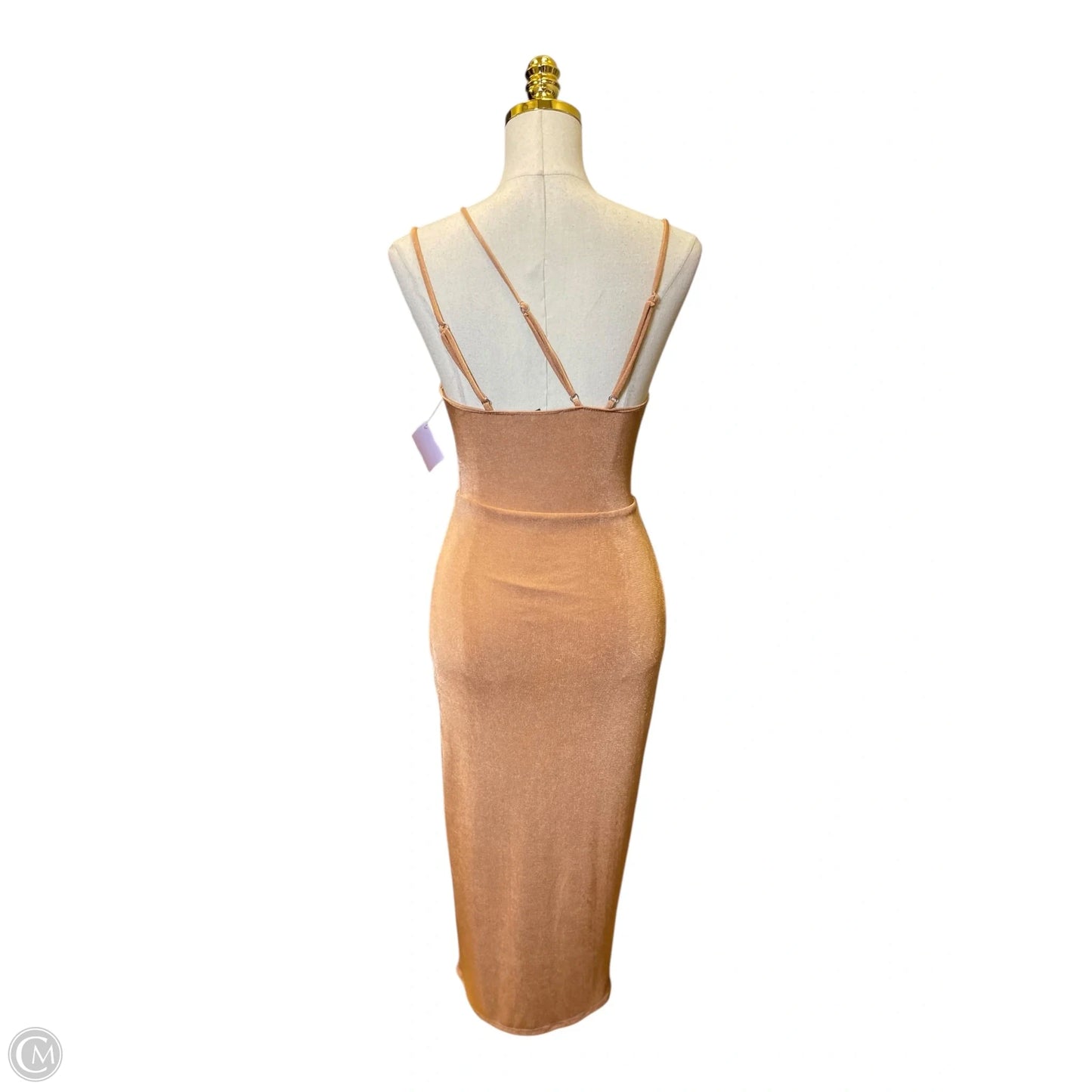 Dress Casual Midi By Fore In Tan, Size: S