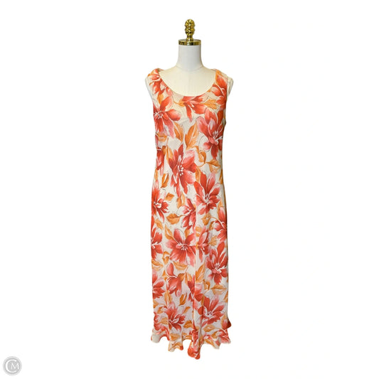 Dress Casual Maxi By Clothes Mentor In Floral Print, Size: 12