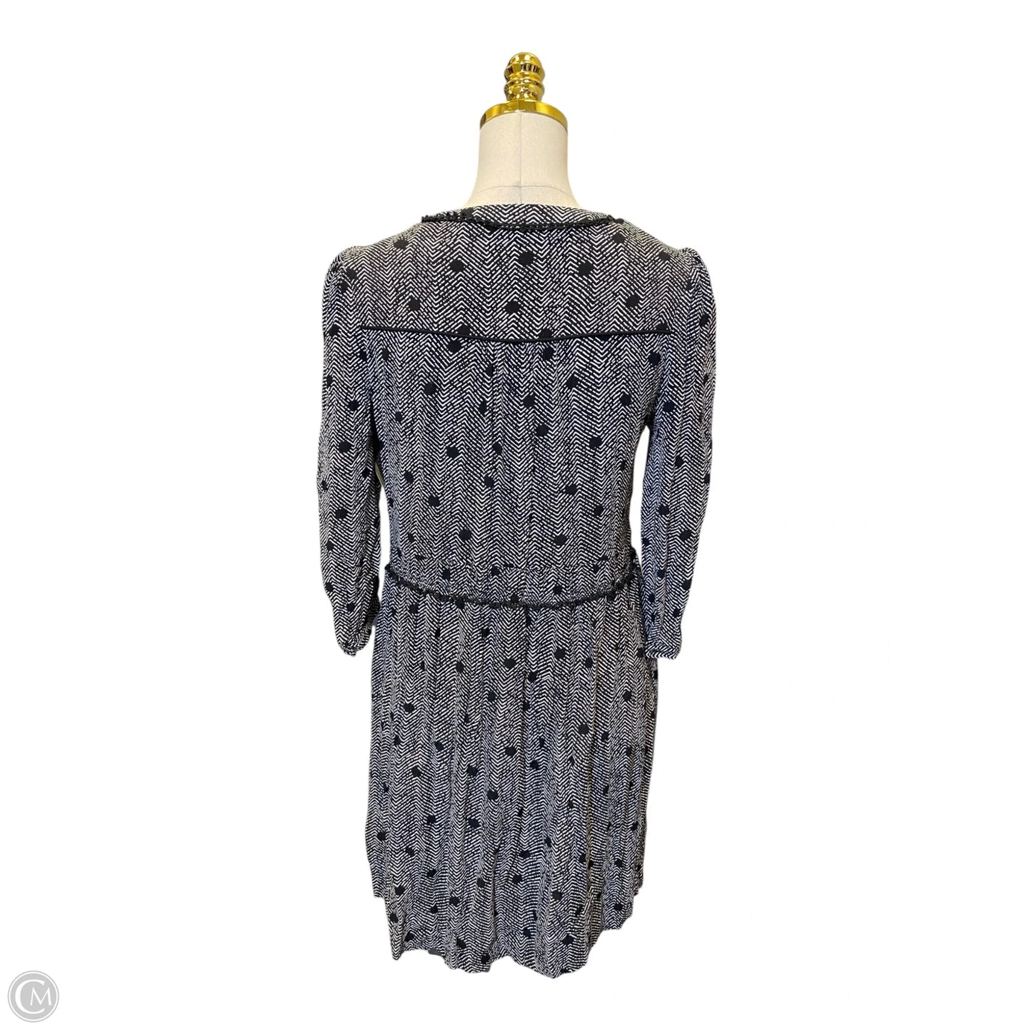 Dress Casual Midi By Maeve In Black & White, Size: S