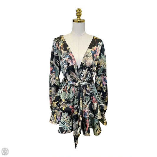Dress Casual Midi By Fabrik In Multi-colored, Size: L