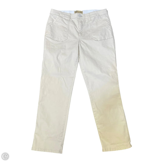 Jeans Straight By Democracy In Cream, Size: 12