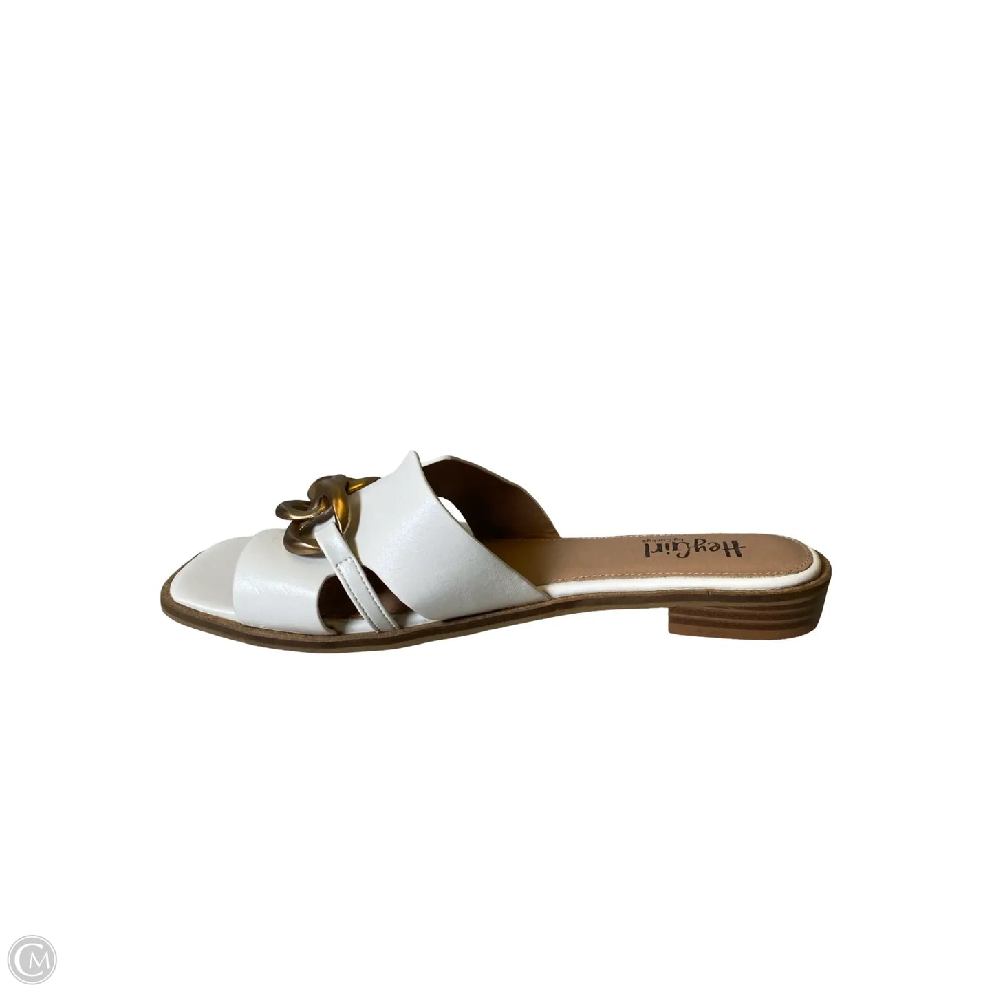 Sandals Flats By Corkys In Tan & White, Size: 11