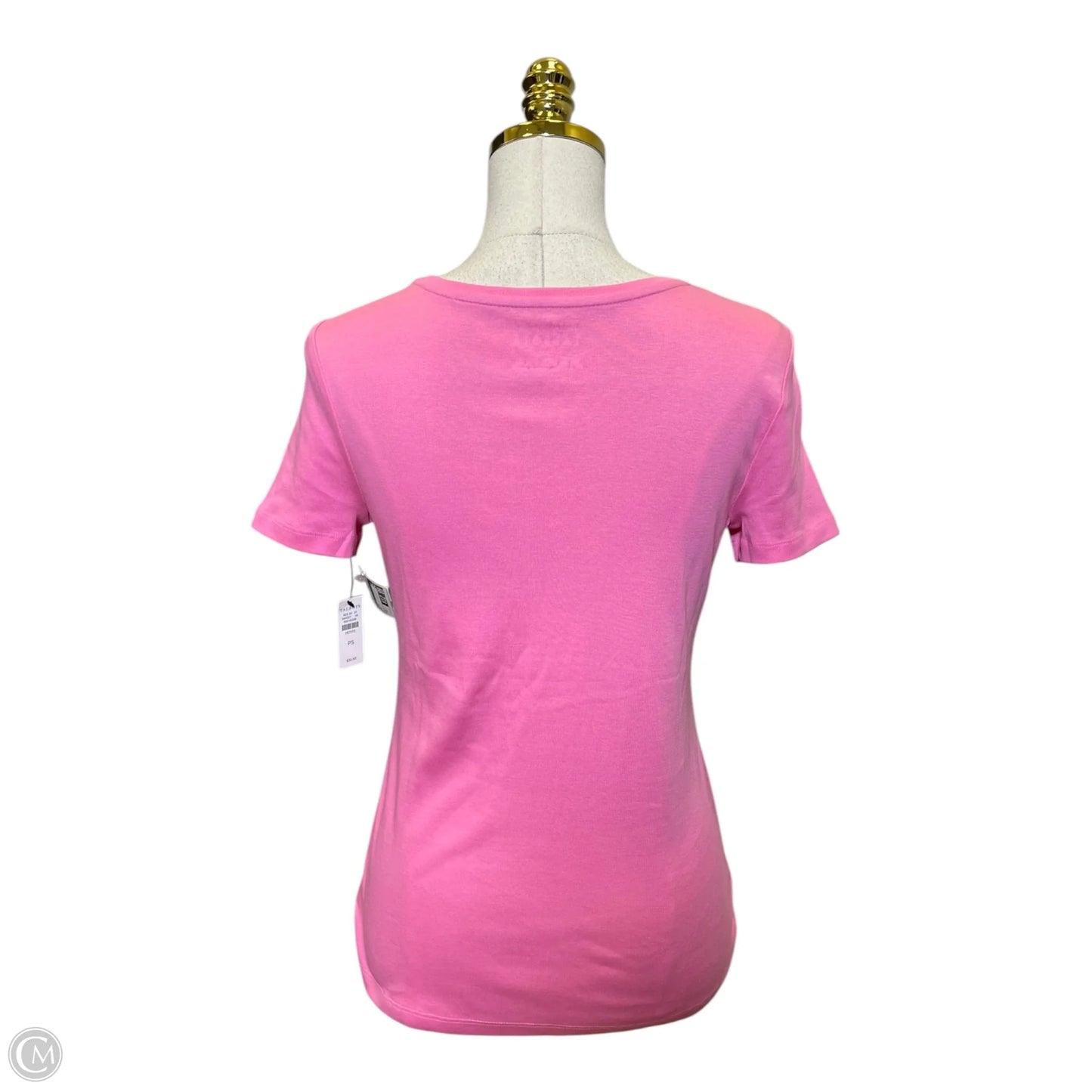 Top Short Sleeve By Talbots In Pink, Size: Sp