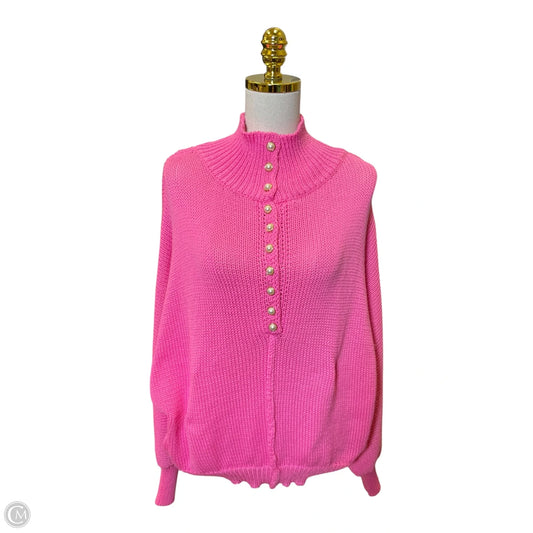 Sweater By Pol In Pink, Size: L