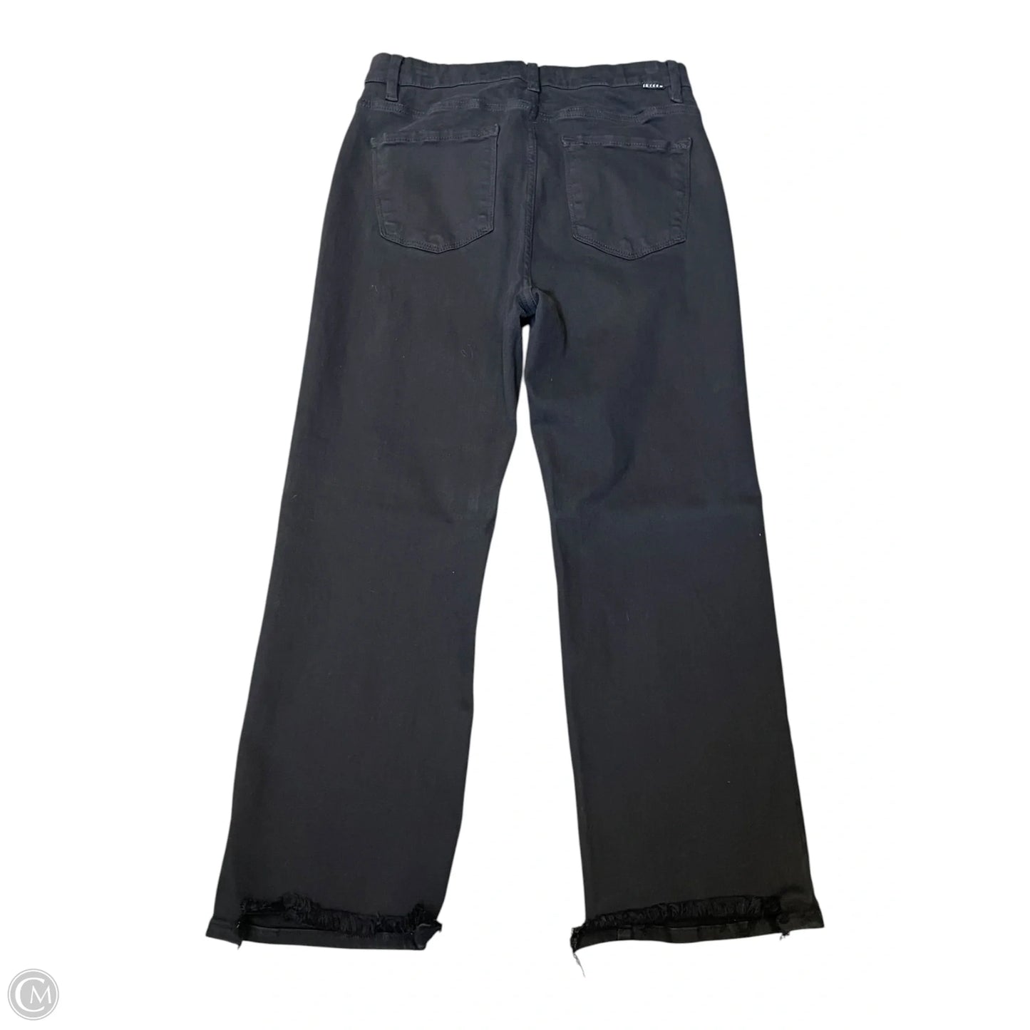 Jeans Straight By Risen In Black, Size: 12