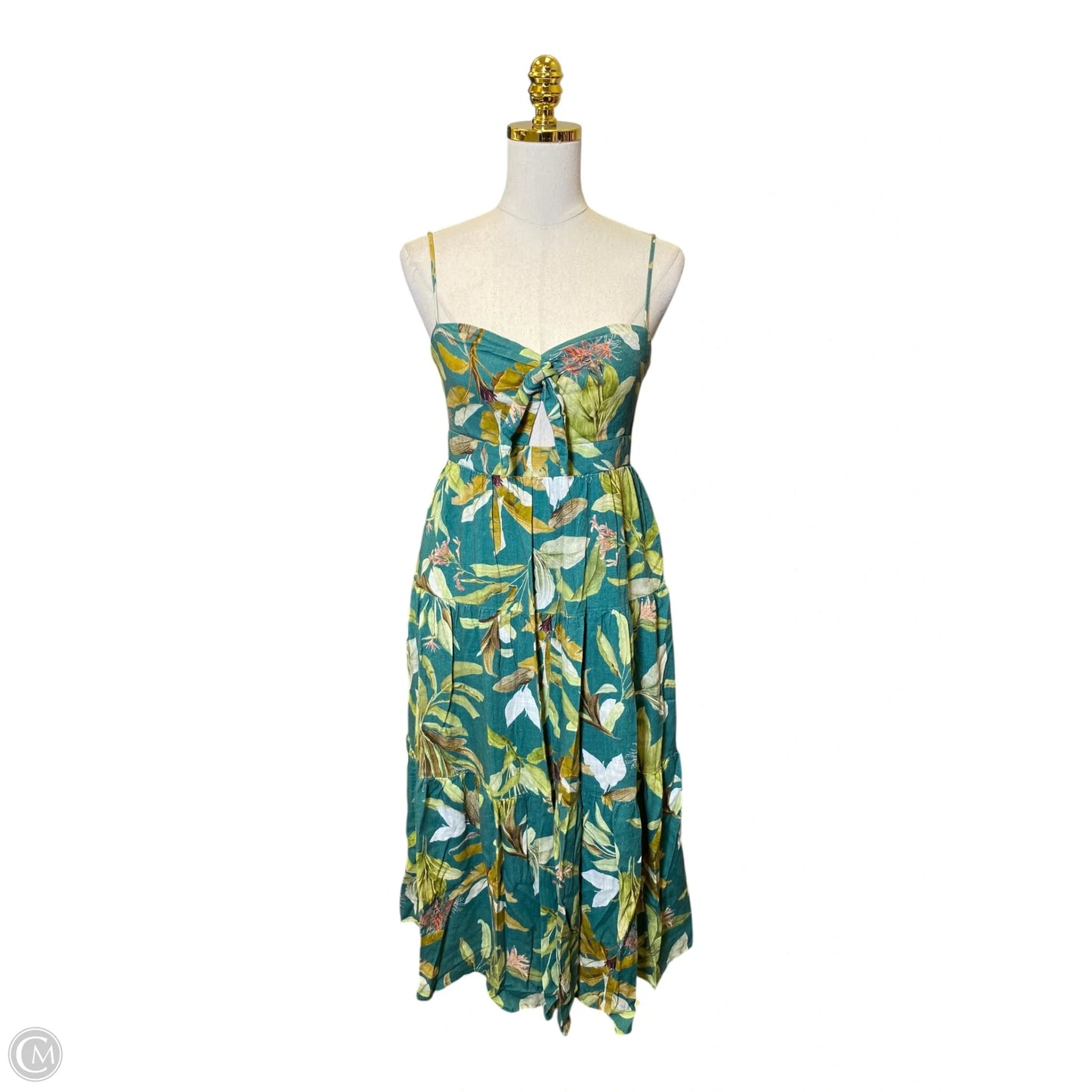Dress Casual Midi By Clothes Mentor In Green, Size: S