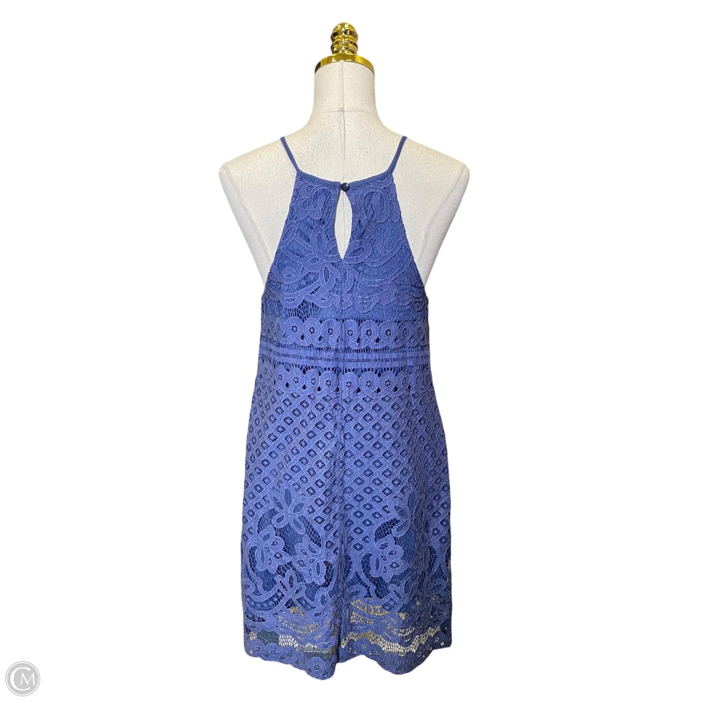 Dress Casual Midi By Alya In Blue, Size: L