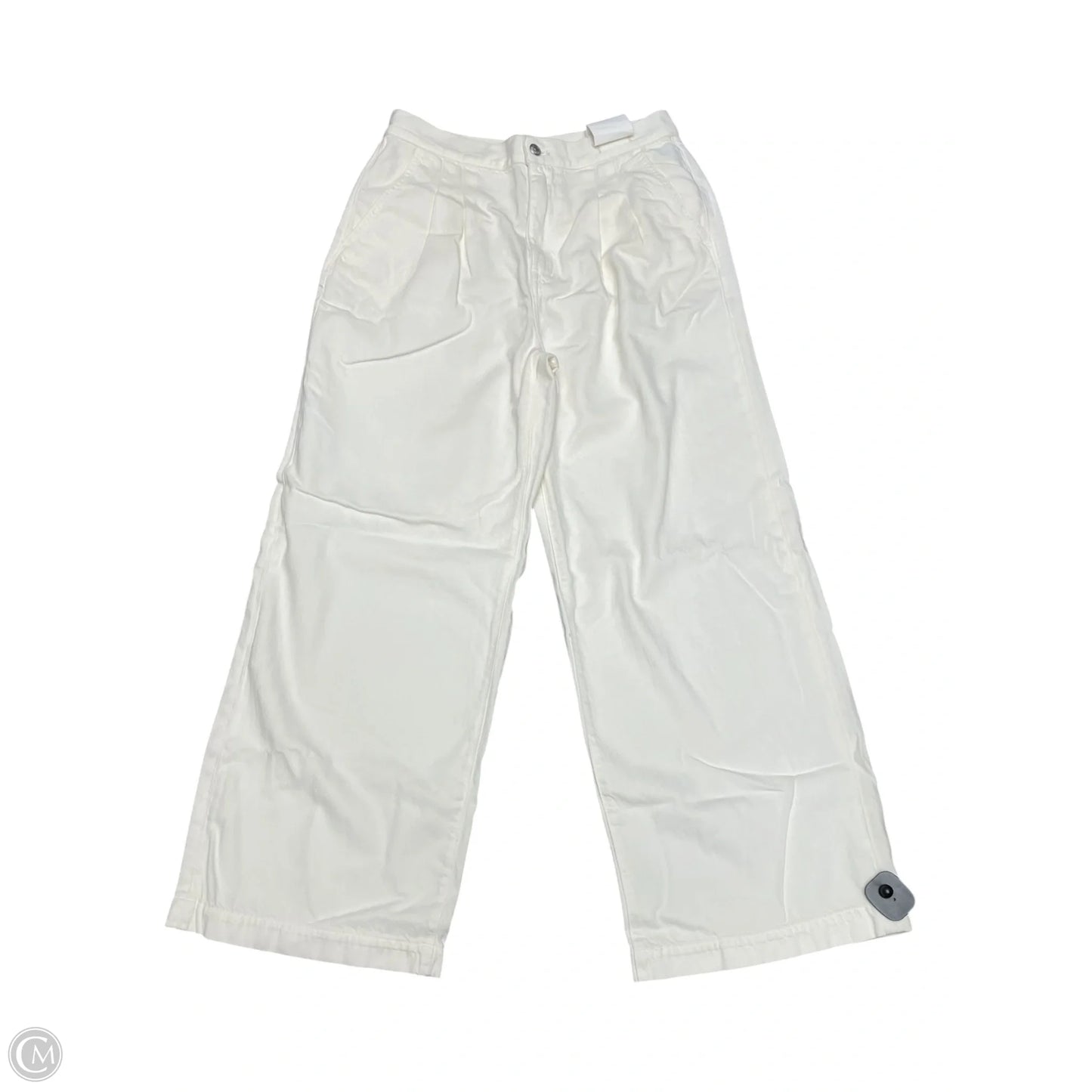Jeans Wide Leg By Madewell In Cream, Size: 6