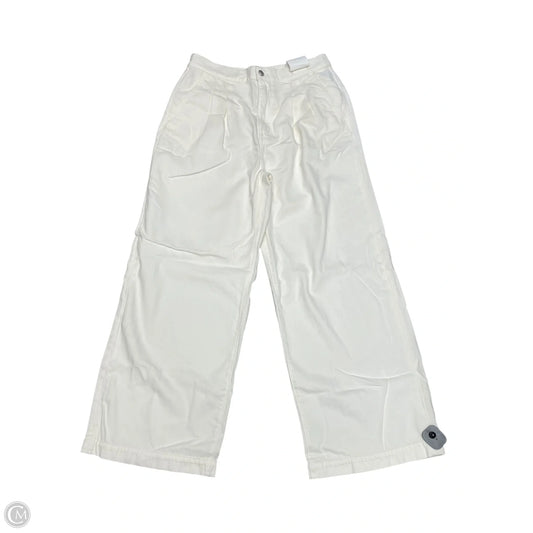 Jeans Wide Leg By Madewell In Cream, Size: 6