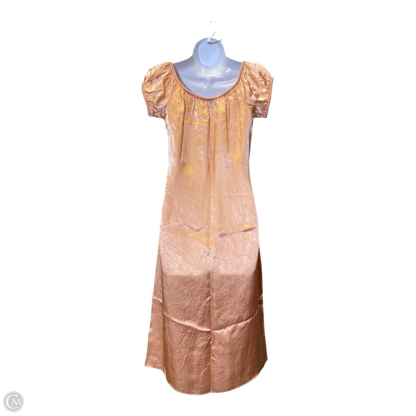 Dress Casual Midi By J. Crew In Peach, Size: 8