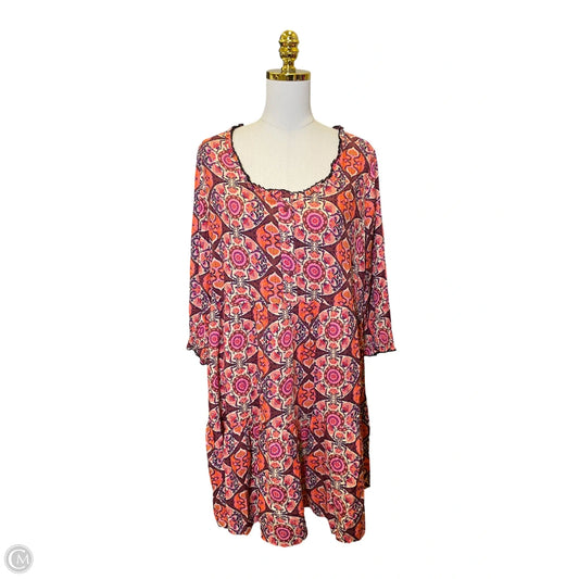 Dress Casual Midi By Natural Life In Multi-colored, Size: M