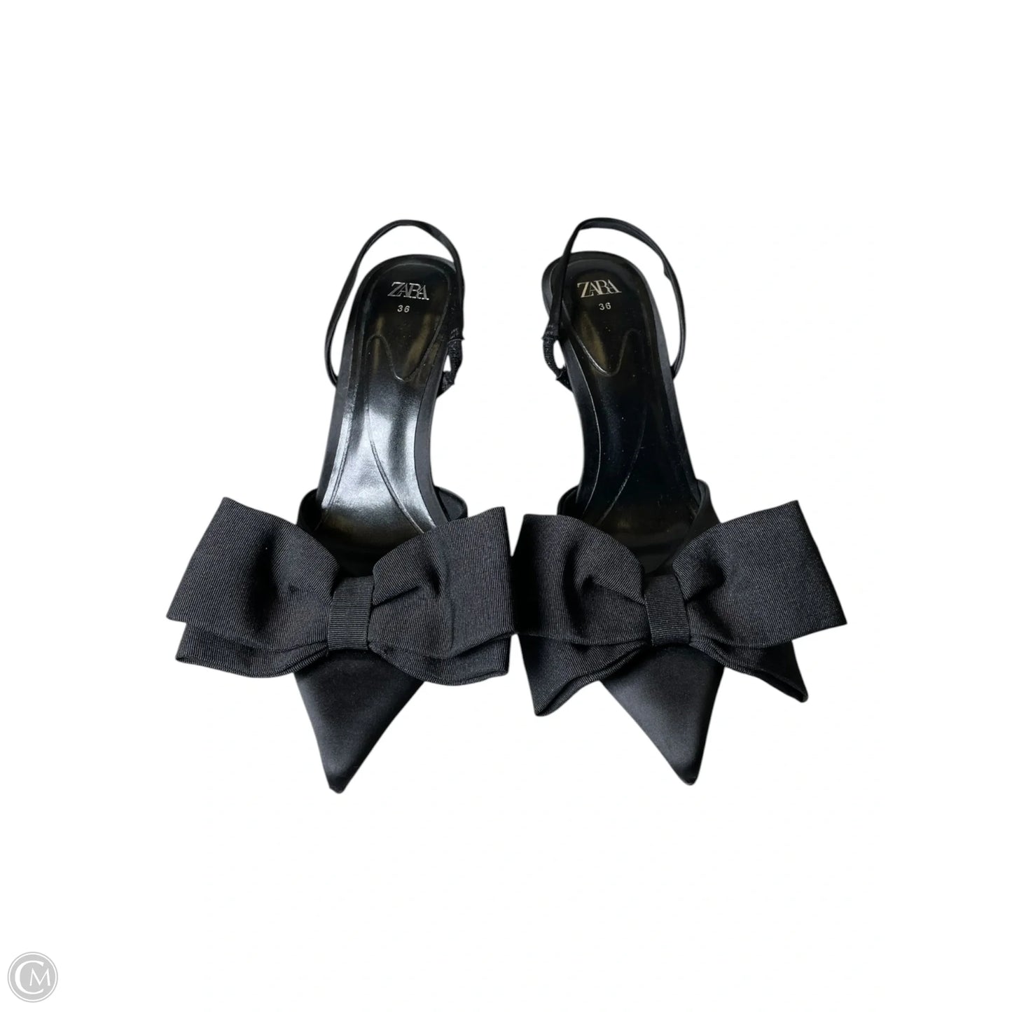 Shoes Heels Stiletto By Zara In Black, Size: 5.5