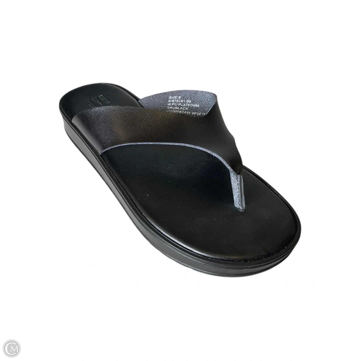 Sandals Flip Flops By Gap In Black, Size: 6