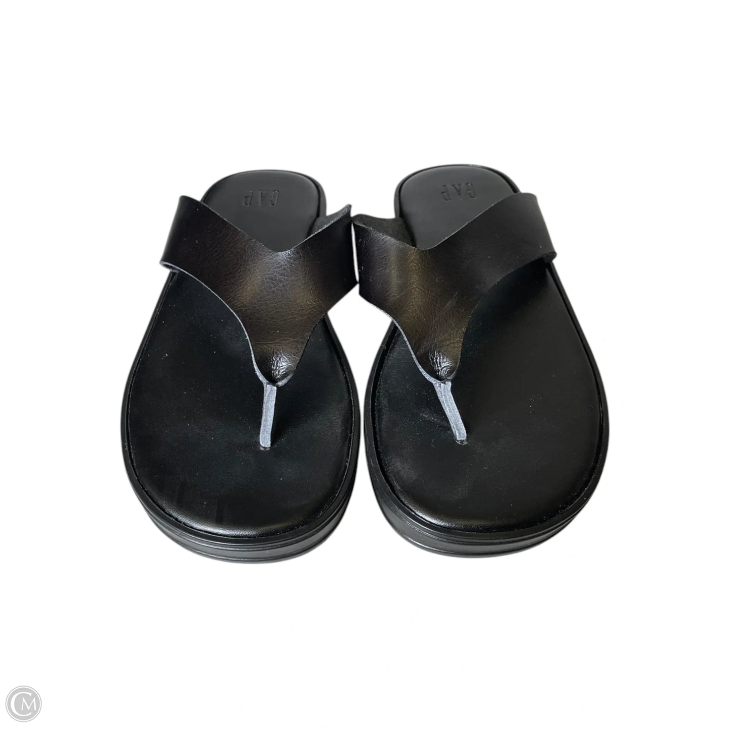 Sandals Flip Flops By Gap In Black, Size: 6