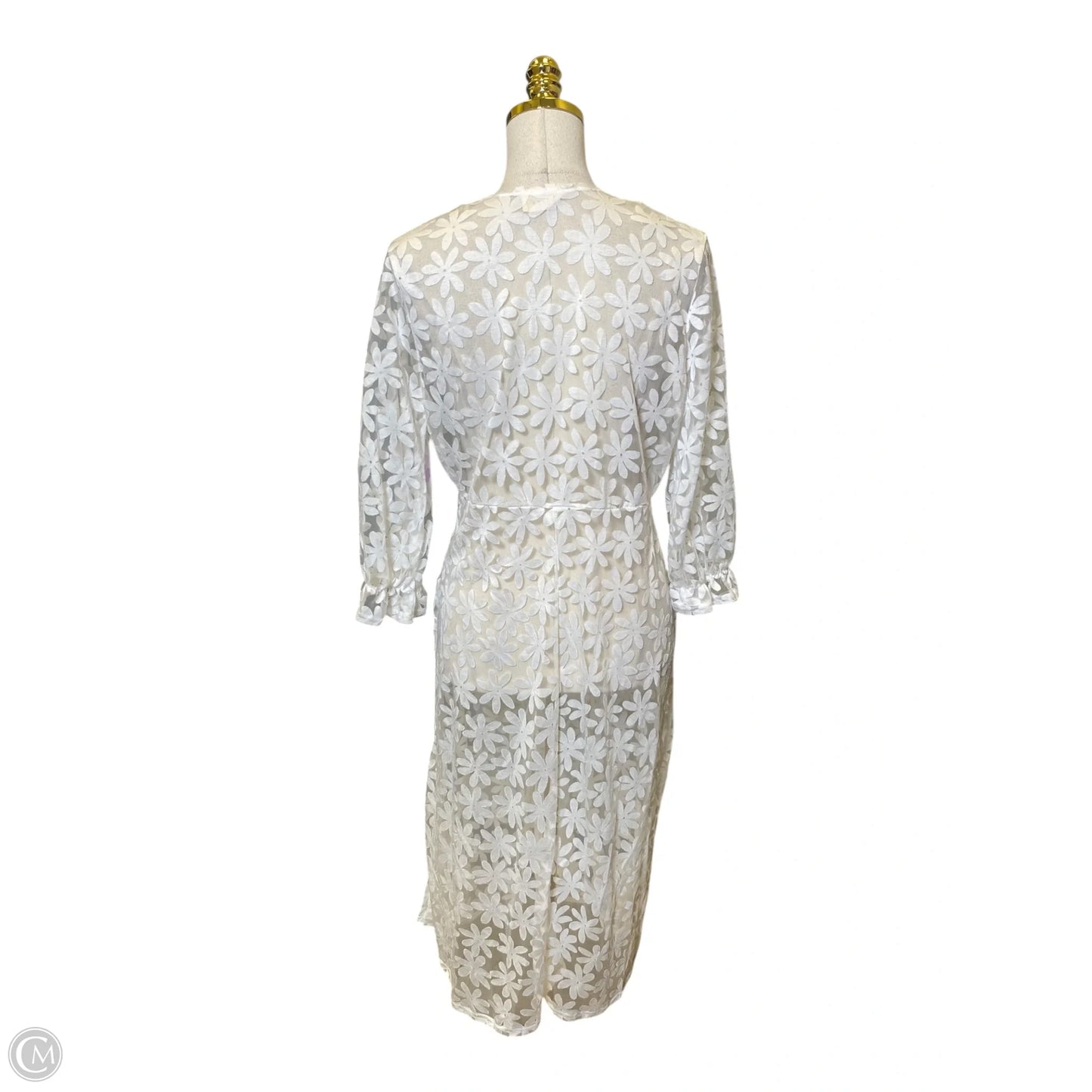 Swimwear Cover-up By Ember In White, Size: L