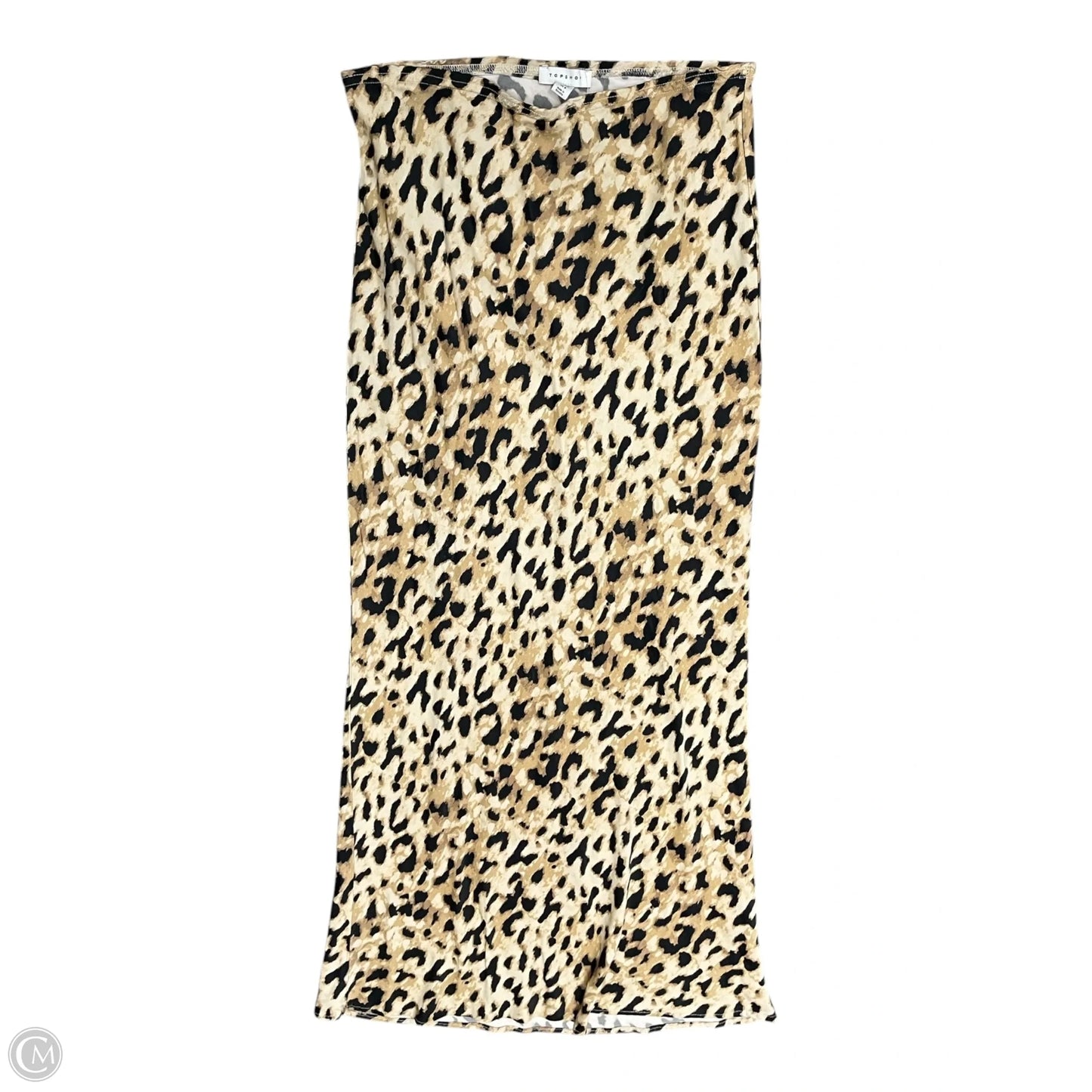 Skirt Maxi By Top Shop In Animal Print, Size: 8