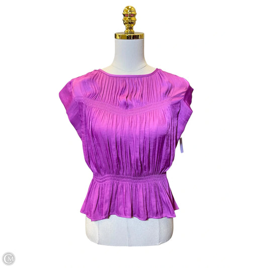 Top Short Sleeve By Steve Madden In Purple, Size: S