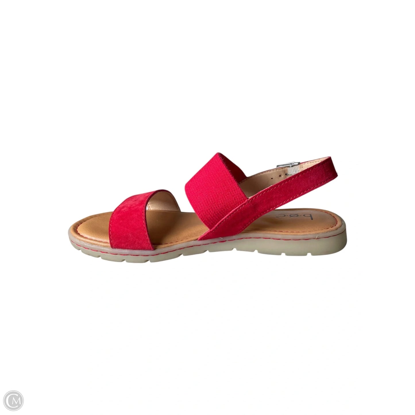 Sandals Flats By Boc In Red & Tan, Size: 7