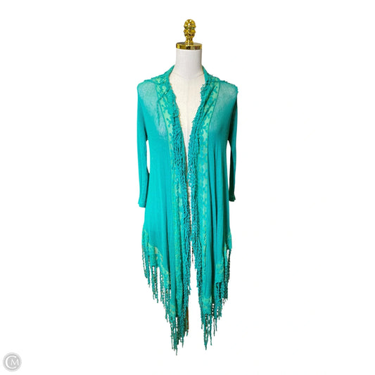 Cardigan By Xcvi In Aqua, Size: M