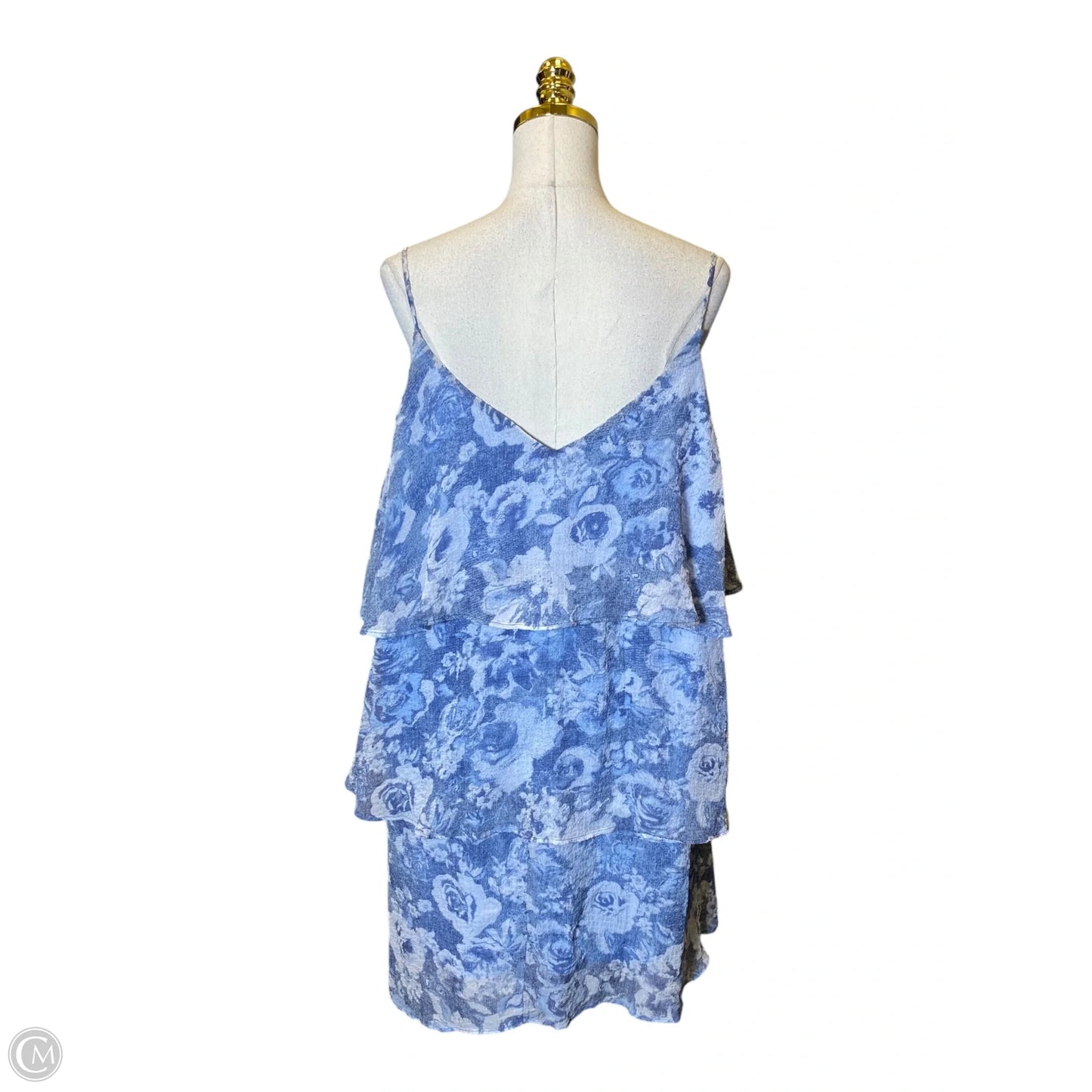 Dress Casual Midi By Gilli In Blue, Size: 3x