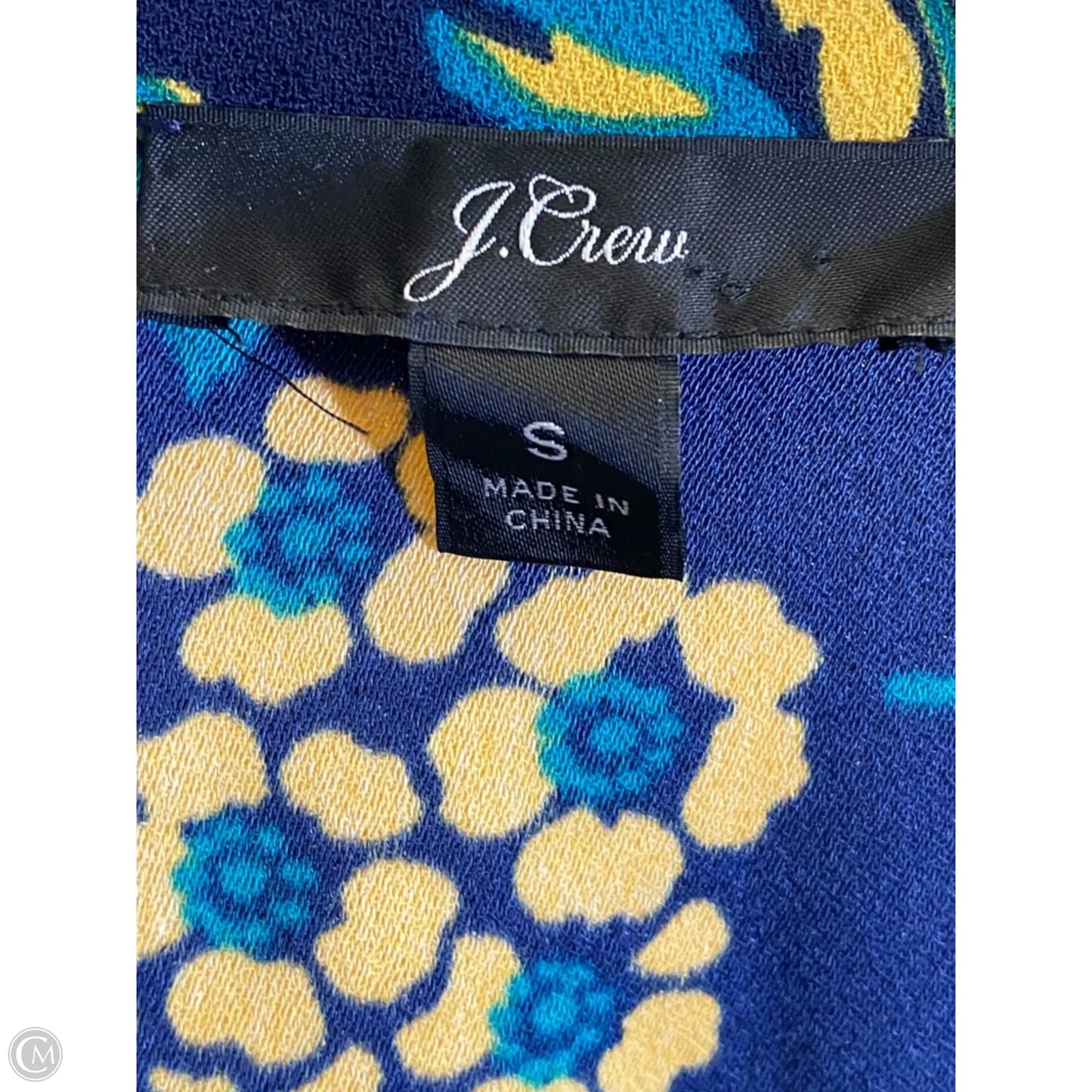 Blouse Long Sleeve By J. Crew In Floral Print, Size: S