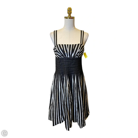 Dress Casual Midi By White House Black Market In Striped Pattern, Size: S