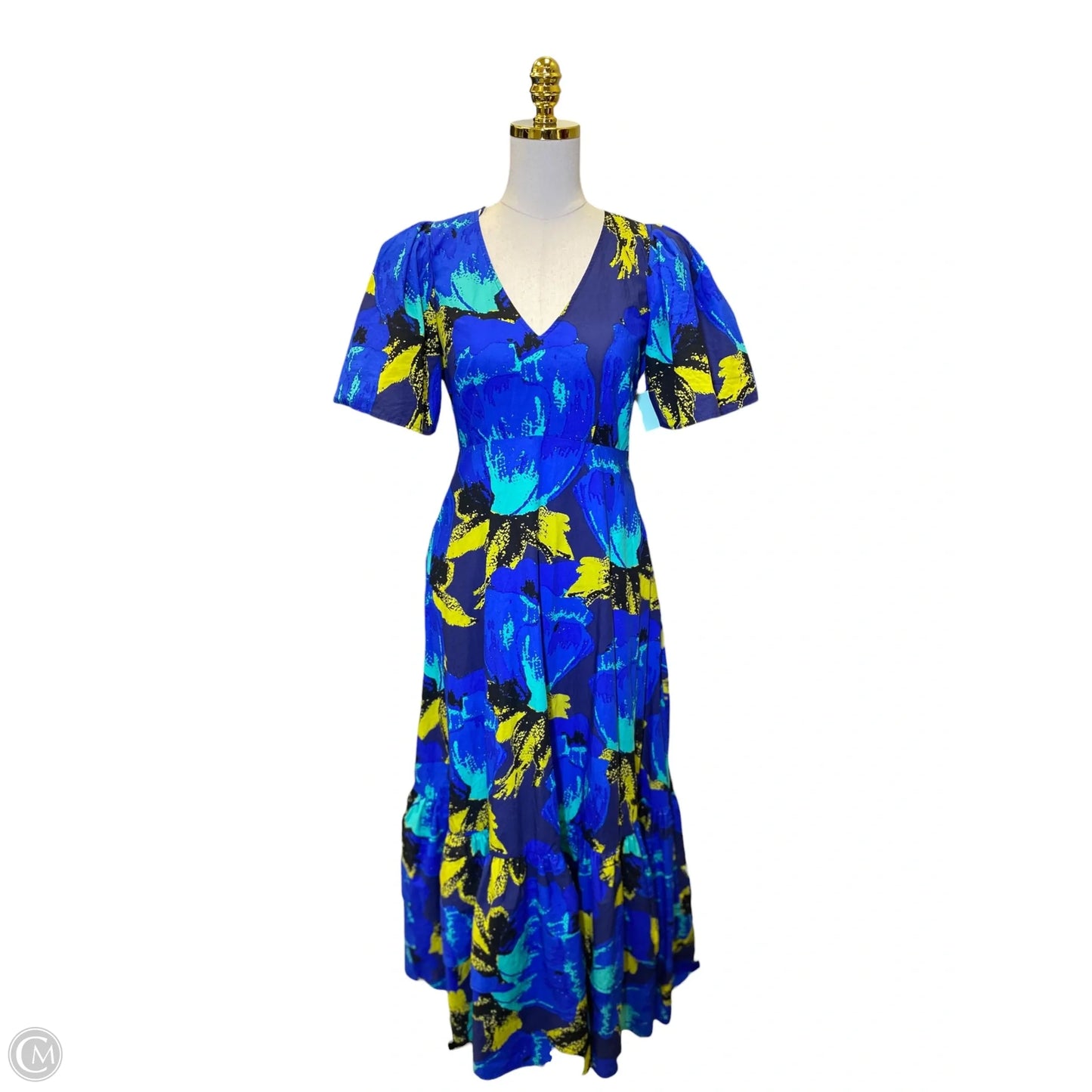 Dress Casual Maxi By Clothes Mentor In Multi-colored, Size: 2