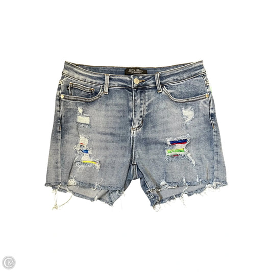 Shorts By Judy Blue In Blue, Size: L