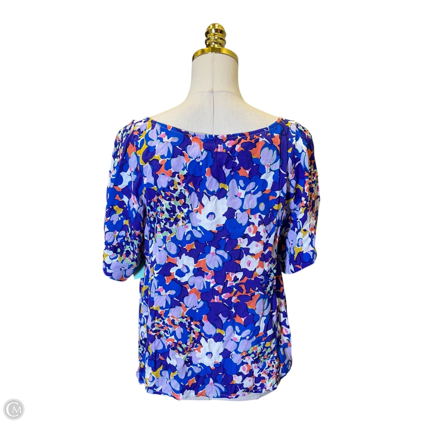 Top Short Sleeve By Maeve In Floral Print, Size: M