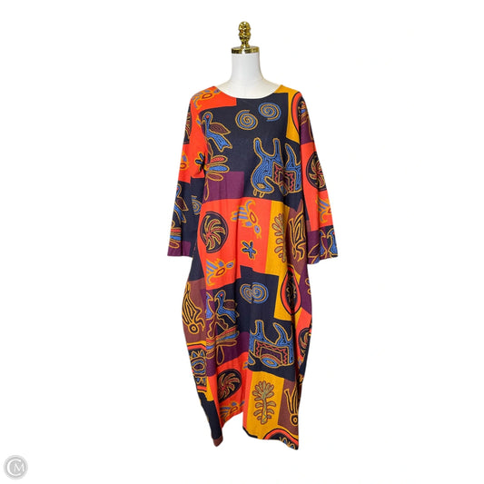 Dress Casual Maxi By Clothes Mentor In Multi-colored, Size: Xl
