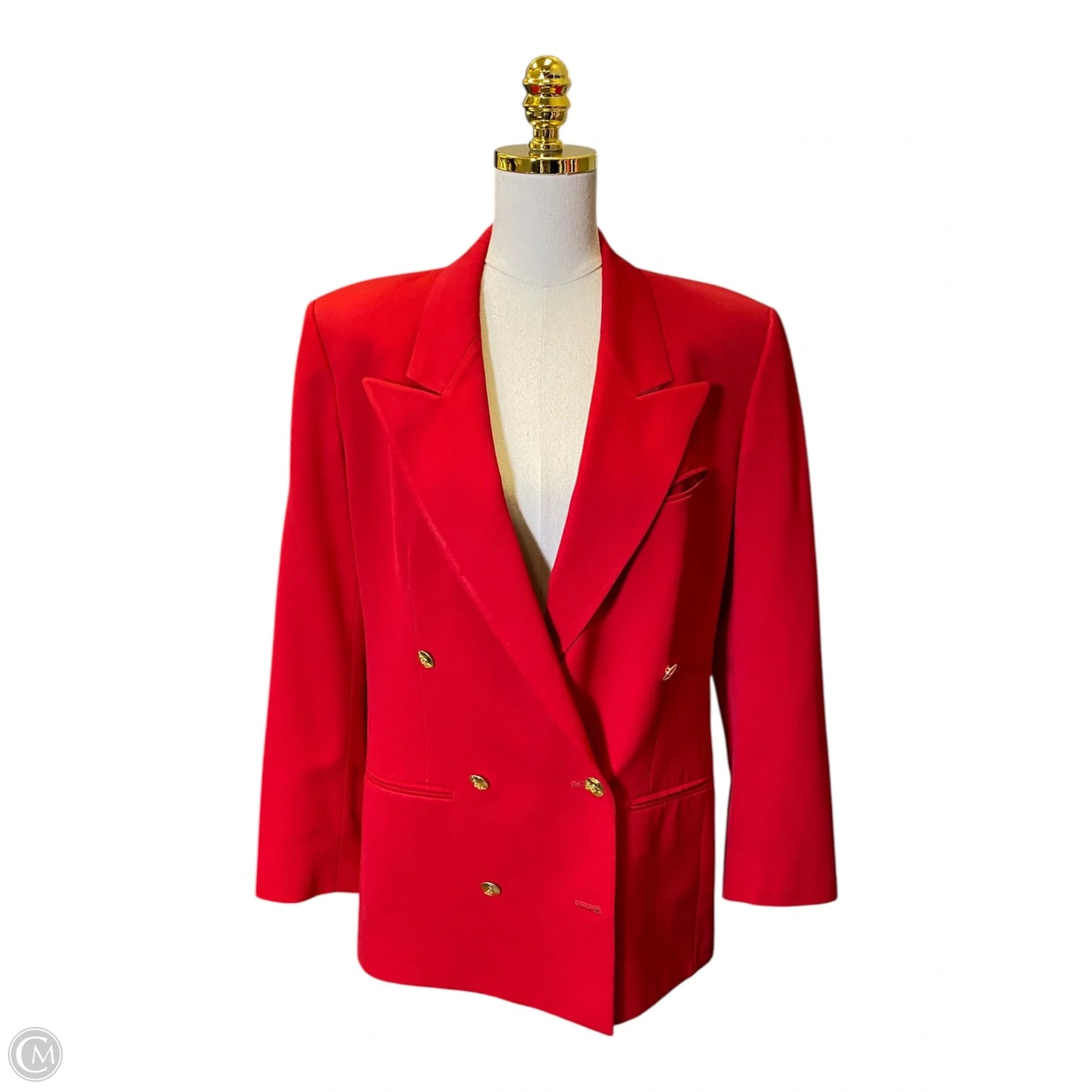 Blazer By Clothes Mentor In Red, Size: Xl