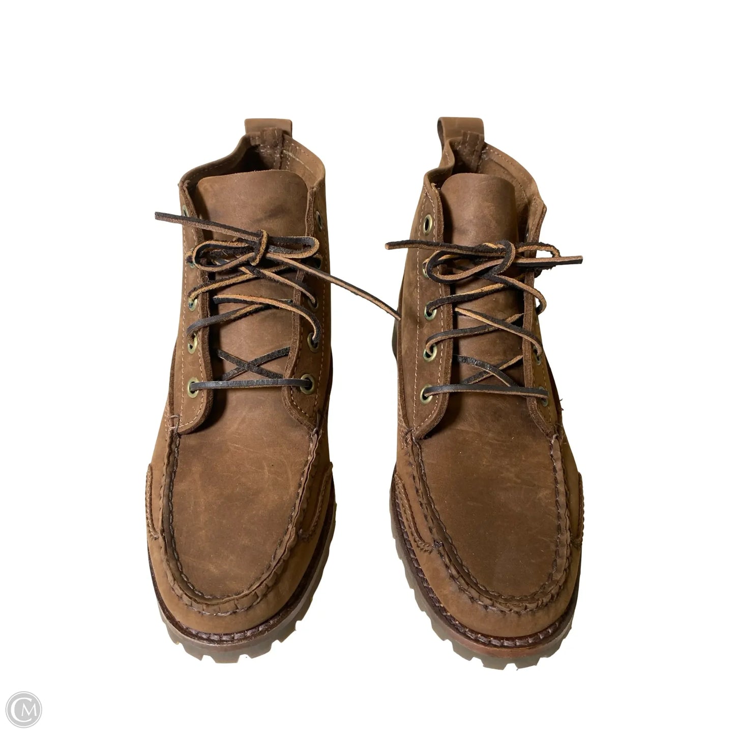 Boots Leather By Cole-haan In Brown, Size: 9