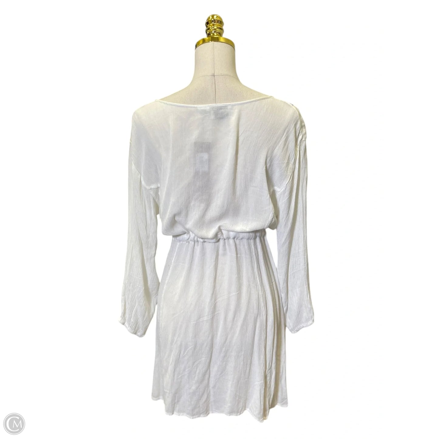 Dress Casual Midi By Clothes Mentor In Black & White, Size: M